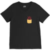 Heart Pocket V-Neck Tee