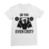 ancient swole'd dragon (black) Ladies Fitted T-Shirt