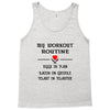breakfast workout routine girls muscle top Tank Top