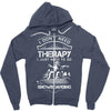 I Don't Need Therapy Just to Do Snowboarding Zipper Hoodie