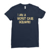 worst case scenario best trending Ladies Fitted T-Shirt