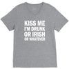 kiss me i'm drunk or irish V-Neck Tee