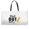 Butt Out Lung Cancer Awareness Weekender Totes