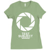 test subject 2 Ladies Fitted T-Shirt