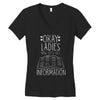 okay ladies now let's get information Women's V-Neck T-Shirt