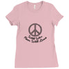 Peace (a246) Ladies Fitted T-Shirt