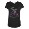 I Love My Trucker To The Moon And Back To Infinity And Beyond Forever Maternity Scoop Neck T-shirt