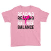 Reading Yoga Wine Balance Youth Tee