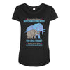 alzheimer Maternity Scoop Neck T-shirt