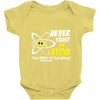 Never Trust An Atom They Make Up Everything Baby Onesie