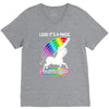 look it's a magical fck unicorn funny V-Neck Tee