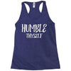 humble thyself Racerback Tank
