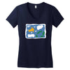 rose's green Women's V-Neck T-Shirt