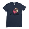 i love my rabbit Ladies Fitted T-Shirt
