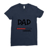 dad loading Ladies Fitted T-Shirt