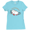 tubbs the hutt Ladies Fitted T-Shirt