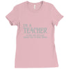 i'm a teacher to save time let's assume i'm never wrong Ladies Fitted T-Shirt