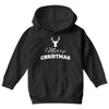 buck merry christmas Youth Hoodie