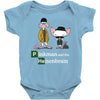 pinkman and the heisenbrain Baby Onesie