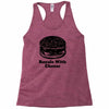 royale with cheese Racerback Tank
