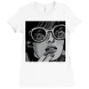 sad girl Ladies Fitted T-Shirt
