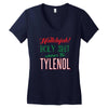 where's the tylenol Women's V-Neck T-Shirt