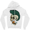 skull punk style Zipper Hoodie