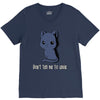 don't tell me to smile V-Neck Tee