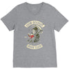 grim readers book club V-Neck Tee