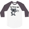 my puns are koala tee 3/4 Sleeve Shirt