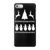christmas scene reindeer funny iPhone 7 Case