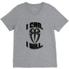 i can i will V-Neck Tee