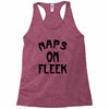 naps on fleek girls Racerback Tank