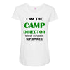 camp director Maternity Scoop Neck T-shirt