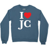 i love jesus christ Crewneck Sweatshirt