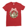 totoro Ladies Fitted T-Shirt