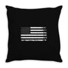 Vintage Usa Flag Throw Pillow