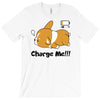 corgi cute puppy low battery charge me T-Shirt