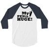 huge pen 3/4 Sleeve Shirt