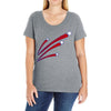stars and stripes Ladies Curvy T-Shirt