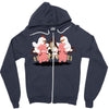 piggybacks and chicken fights Zipper Hoodie