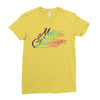 merry christmas Ladies Fitted T-Shirt
