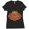 charm school Ladies Fitted T-Shirt