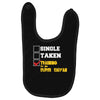 single taken trainin to go super saiyan Baby Bibs