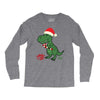 christmas dinosaur Long Sleeve Shirts