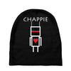 chappie robot movie logo Baby Beanies