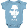 nas face Baby Onesie