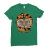 Astronaut Helmet Tiger Versace Ladies Fitted T-Shirt