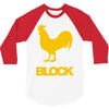 cock block 3/4 Sleeve Shirt
