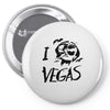 i (fear) vegas Pin-back button